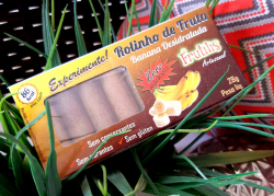 Banana Desidratada - Rolinho de Fruta - Produto Artesanal