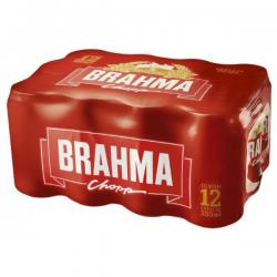Alimentação - CERVEJA BRAHMA FD C/12 LATAS - CERVEJA BRAHMA FD C/12 LATAS