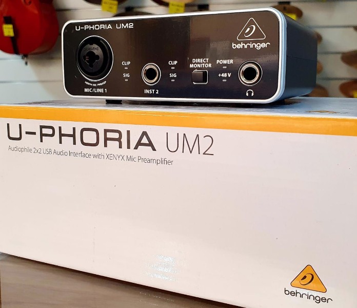 interface-placa-de-audio-behringer-u-phoria-um2-campinas-limeira-tiete-santa-barbara