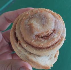 Alimentação - Cinnamon roll vegano - Cinnamon roll vegano