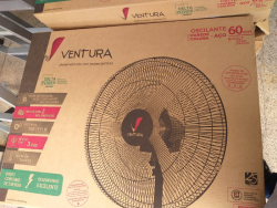 Ventilador de parede Oscilante 60 cm 