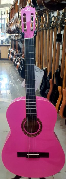 violao-michael-acustico-nylon-vm-15-rosa-pink