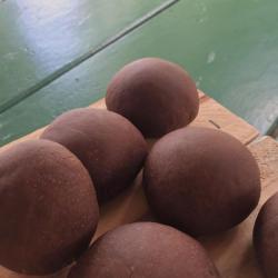 Pão de chocolate vegano