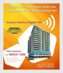 Para sua casa - Antena Coletiva Sistema de TV Aberta Digital HD - Antena Coletiva Sistema de TV Aberta Digital HD