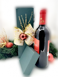 CAIXA PARA VINHO NATAL
