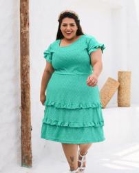 Coleção Verão Vestido Curto Plus Size Liso Estampado Modinha Evangélica Social Casual Piracicaba Americana Limeira