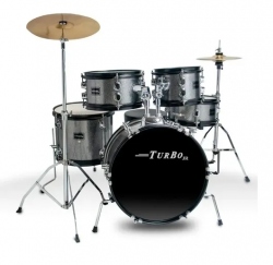 Artes - Bateria Infantil Turbo Junior Prata  - Bateria Infantil Turbo Junior Prata 