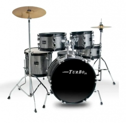 Bateria Infantil Turbo Junior Prata 