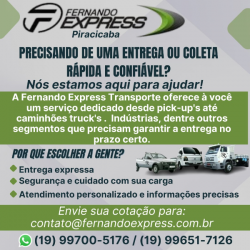 Transportadora em Piracicaba