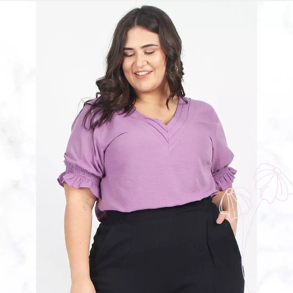 outono-inverno-blusa-plus-size-manga-curta-lisa-moda-evangelica-casual-social-piracicaba