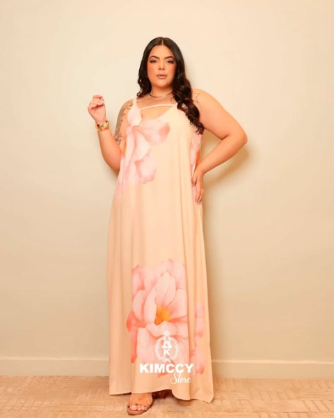 colecao-verao-vestido-longo-plus-size-liso-estampado-moda-casual-esporte-chic-despojado-piracicaba