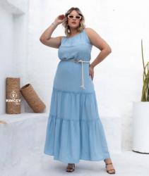 Coleção Verão Vestido Longo Plus Size Liso Estampado Moda Evangélica Social Casual Esporte Fino Piracicaba Limeira Campinas
