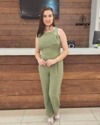 Coleção Outono Inverno Macacão Longo Liso Estampado Moda Evangélica Social Esporte Fino Piracicaba Limeira Campinas