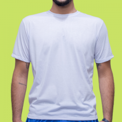 Moda - Camiseta de Algodão BRANCA  - Camiseta de Algodão BRANCA 