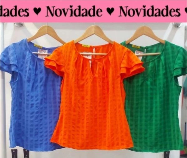 moda-plus-size-feminina-blusa-lisa-crepe-manga-curta-em-piracicaba