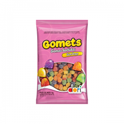 Alimentação - Bala De Goma Gomets Sortidas Pacote 1kg - Dori - Bala De Goma Gomets Sortidas Pacote 1kg - Dori