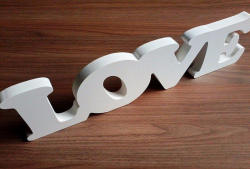 Letras Caixa em PVC 