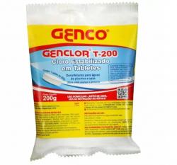 Pastilha de cloro 200 g Genco T200 c/ 90% ativo