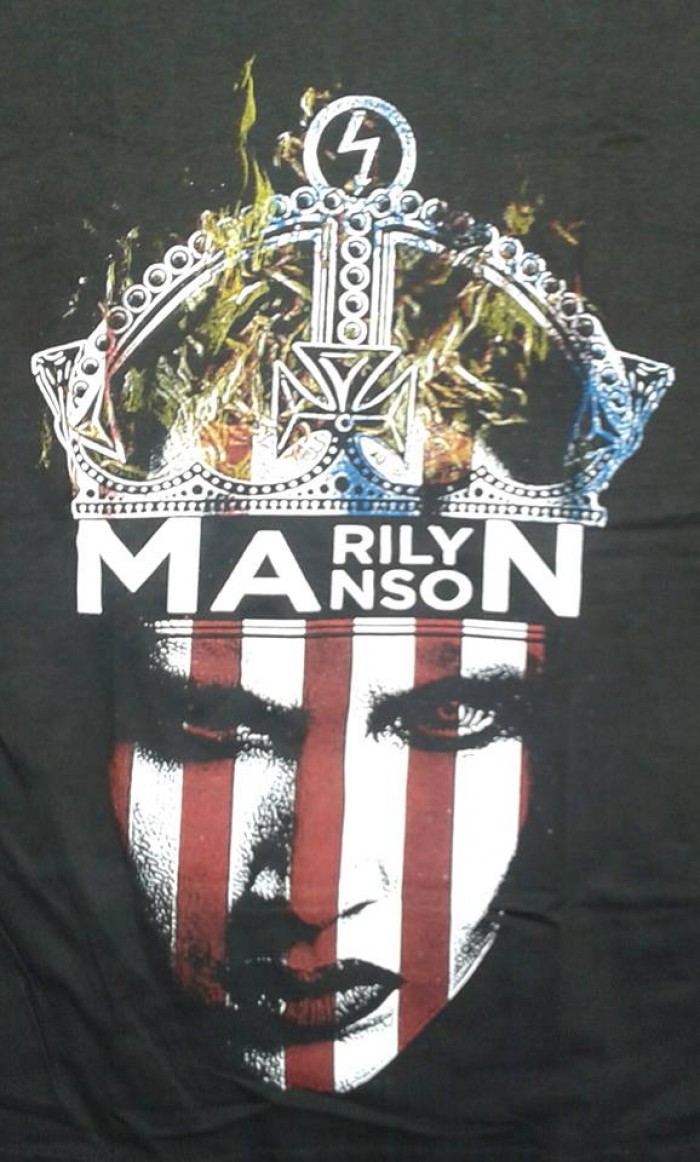 Camiseta Banda de Rock marilyn manson
