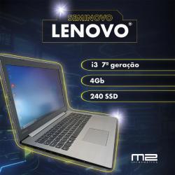 Notebook Lenovo seminovo com processador i3, 4Gb de memória, 256GB de SSD e tela de 15.6 rio das pedras são pedro charqueada 