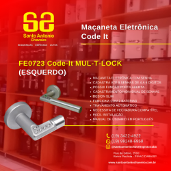 Maçaneta Eletrônica de Alta Segurança Code-It Mul-T-Lock (ESQUERDO) 