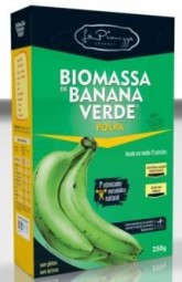 Biomassa de banana verde