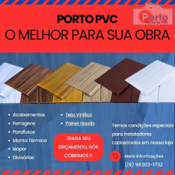 Distribuidora Porto PVC Piracicaba  O melhor para sua Obra