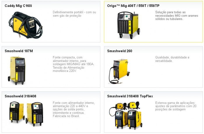 Maquinas de Solda ESAB 