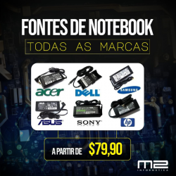 Fonte Para Notebook Multimarcas 