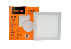Painel Led de embutir quadrada 18 W 6500K Foxlux 