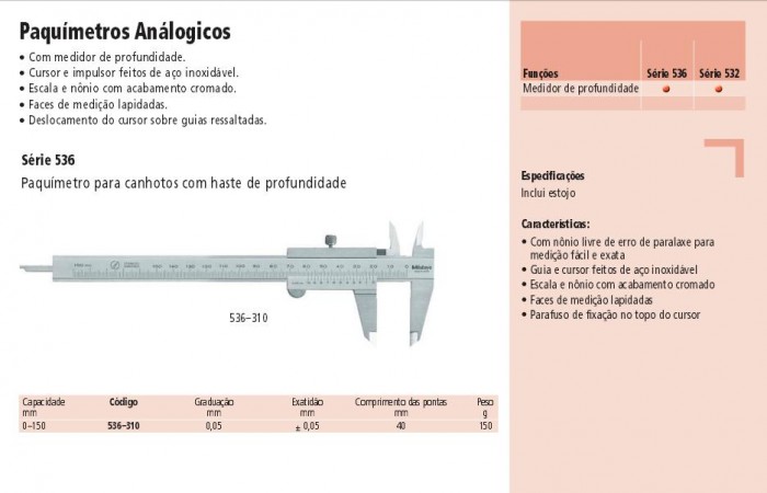 Paquímetros Analógicos 