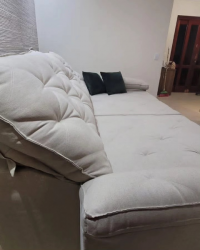 Sofá Retrátil Reclinável Pillow top 2,40  Piracicaba