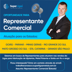 Buscamos Representantes Comerciais  