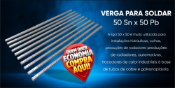 Verga para solda 50 x 50 