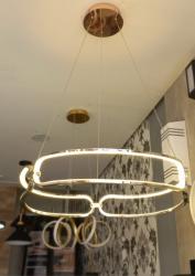 Lustre Aliança led Rose Gold 