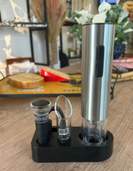 Para sua casa - Abridor de Vinho Elétrico Kit Recarregável USB  - Abridor de Vinho Elétrico Kit Recarregável USB 