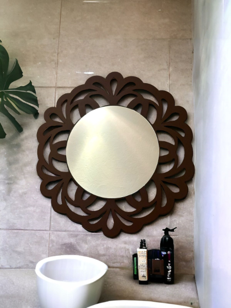 moldura-espelho-vazada-flor-lotus-redondo-cor-aco-corten-limeira-americana-santa-barbara-sbo