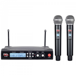 Microfone sem fio multifrequencia JWL 