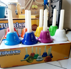 Kit 8 Sinos Musicais Turbo