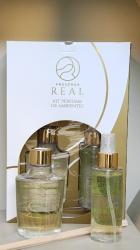 Kit Perfume de Ambientes Home Spray Difusor Harmonia Presenca Real