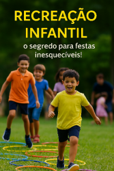 Recreacionista Para festa Infantil  