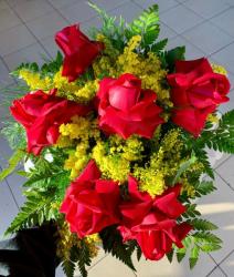Negócios - Buque de Rosas vermelhas colombianas - Buque de Rosas vermelhas colombianas