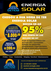 Projeto de Energia Solar Desconto especial para Aposentados !!!!