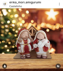 Para sua casa - Sagrada Familia Amigurumi Crochê  - Sagrada Familia Amigurumi Crochê 