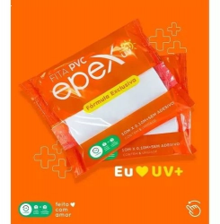 Fita PVC Epex Branca 10 Metros c/UV Para Ar Condicionado  