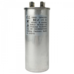 Capacitor duplo 60+2,5uf 440vca Ar Condicionado 