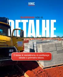 Bloco de Concreto Cimento 19x19x39 cm 