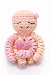 Polvo Terapêutico para Bebê e Recém nascido em Amigurumi 