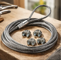 Cabo de aço para portão 