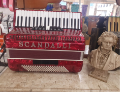 ACORDEÃO SCANDALLI 120 BAIXOS - 7 REGISTROS Semi Nova  